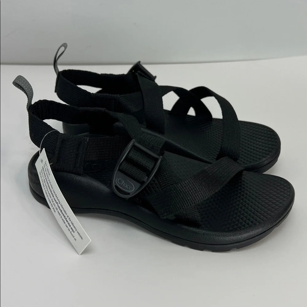 Chaco Z/1 EcoTread Sandal Black Unisex Kids US 2 New NWT Outdoor Hiking